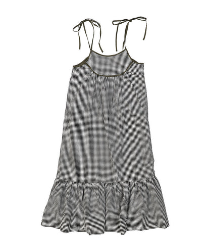 Compact Plaid Popelin Dress(LADIES)