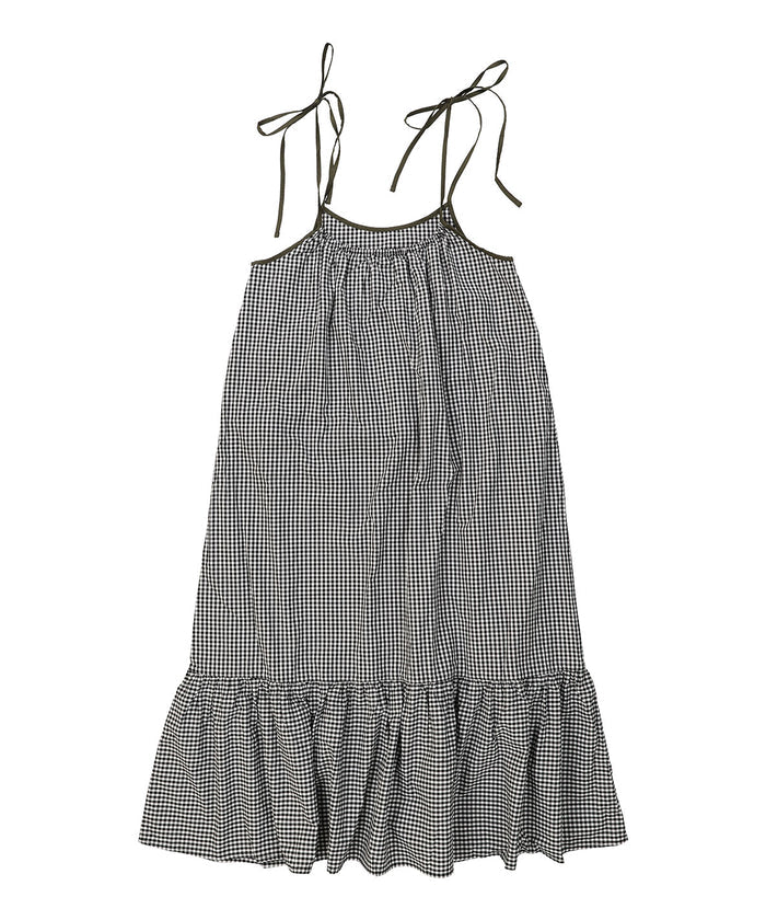Compact Plaid Popelin Dress(LADIES)
