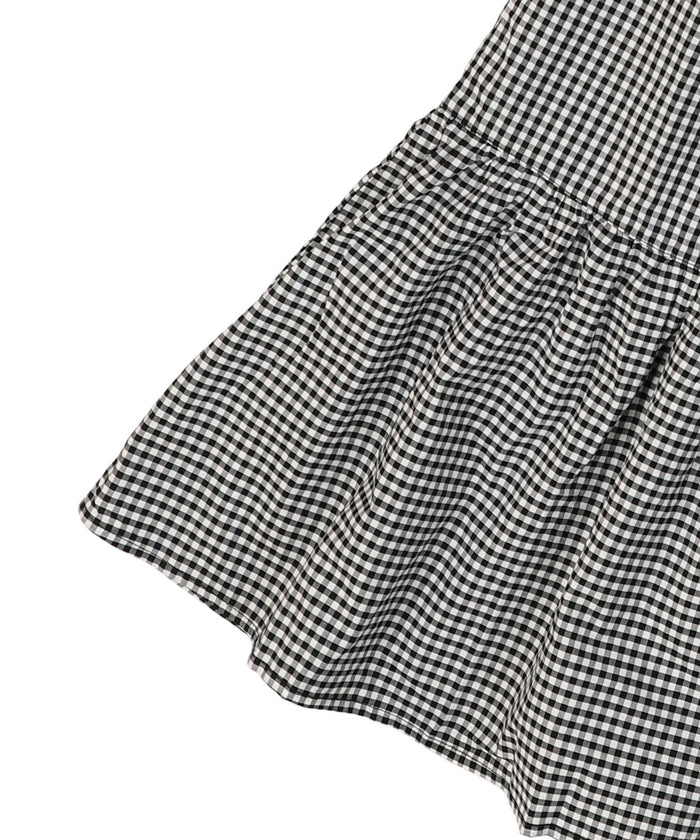 Compact Plaid Popelin Dress(LADIES)
