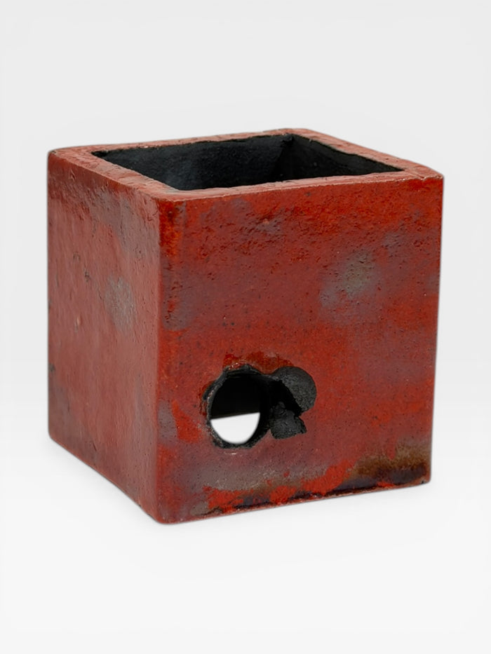 Connected Cube, Oxblood 3