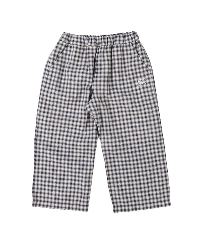 Cotton Dobby Ombre Plaid Pants