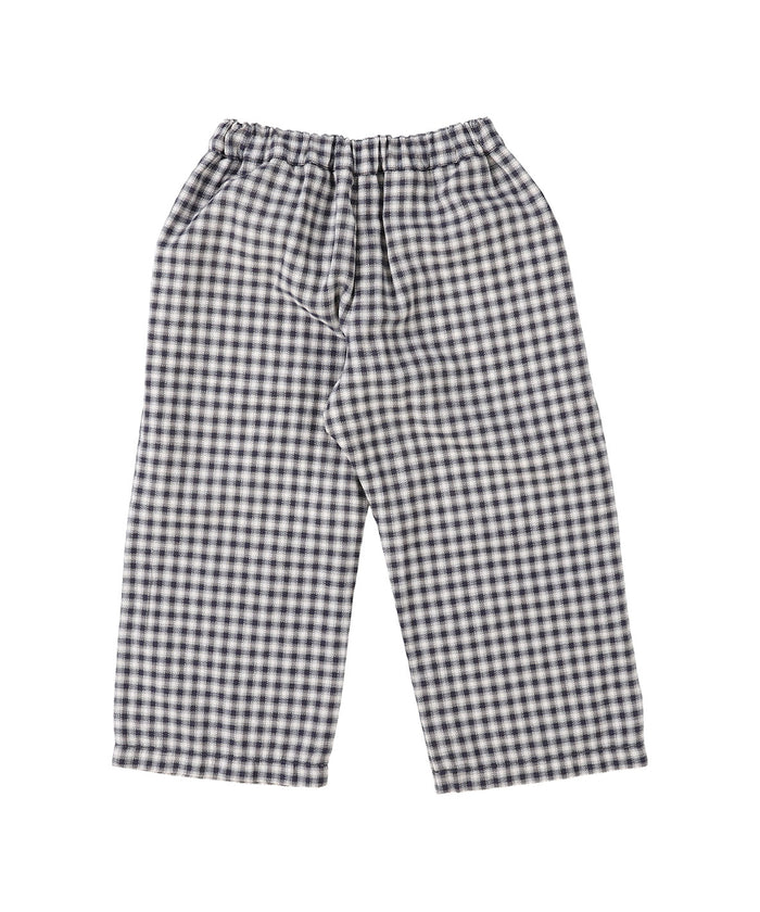 Cotton Dobby Ombre Plaid Pants