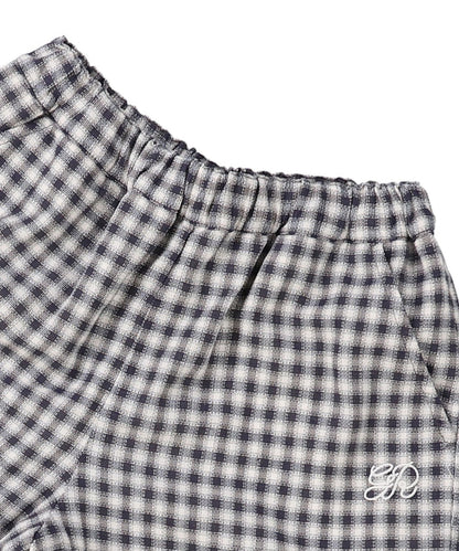 Cotton Dobby Ombre Plaid Pants