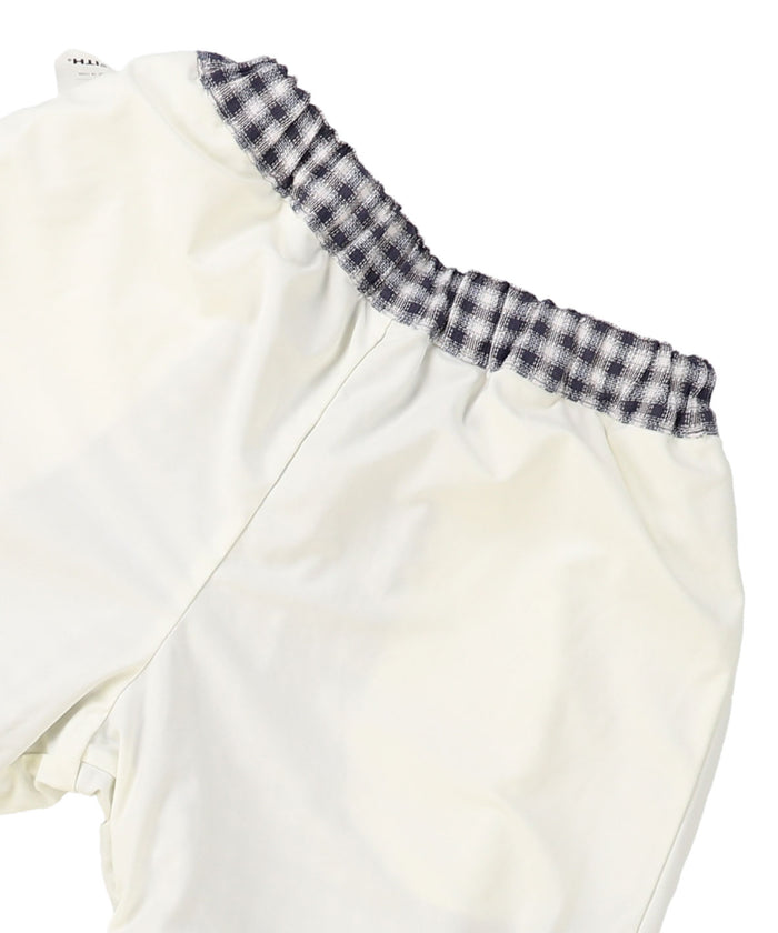 Cotton Dobby Ombre Plaid Pants