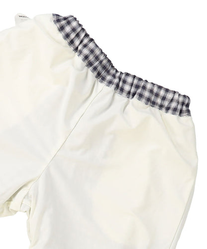 Cotton Dobby Ombre Plaid Pants