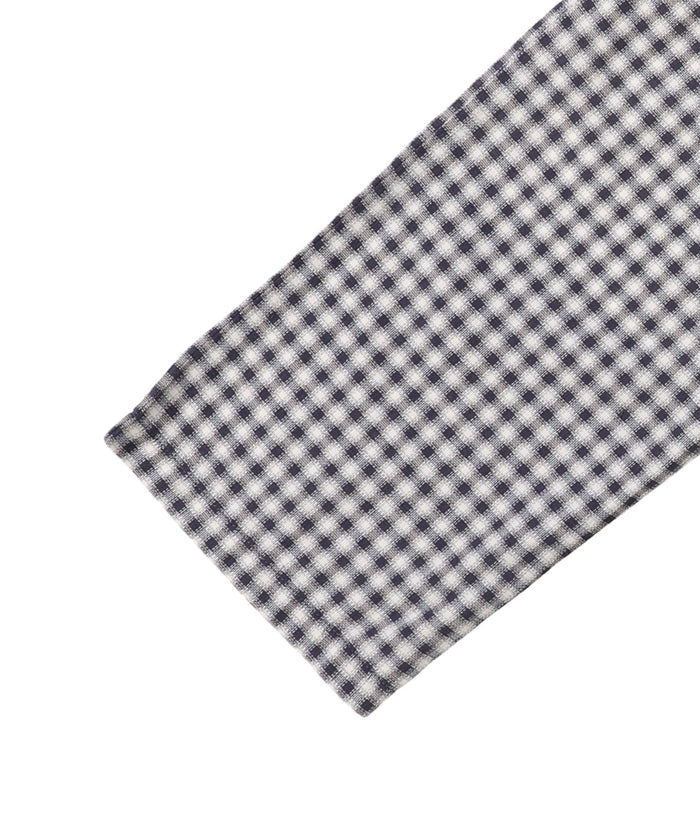 Cotton Dobby Ombre Plaid Pants
