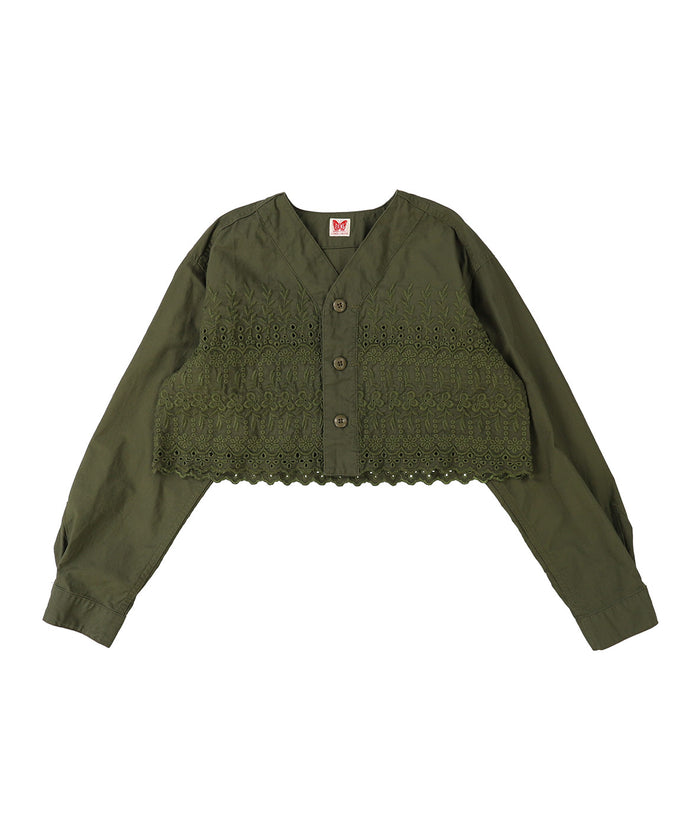 Cutwork Fatigue Short Jacket (LADIES)