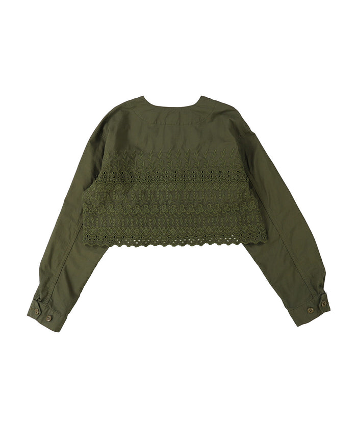 Cutwork Fatigue Short Jacket (LADIES)
