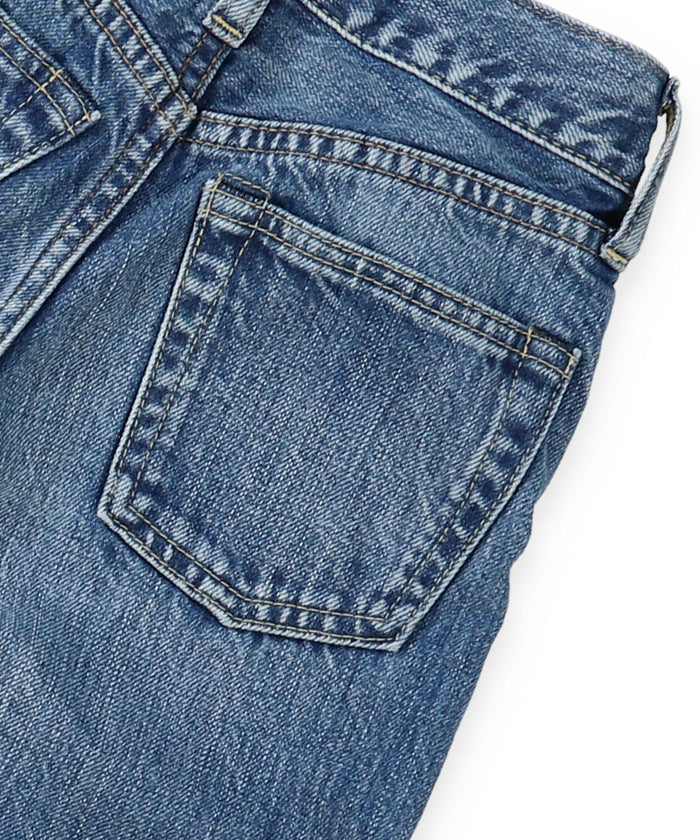 Denim Rolled-up Pants