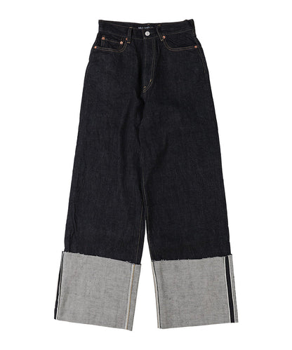 Denim Rolled-up Pants(LADIES)