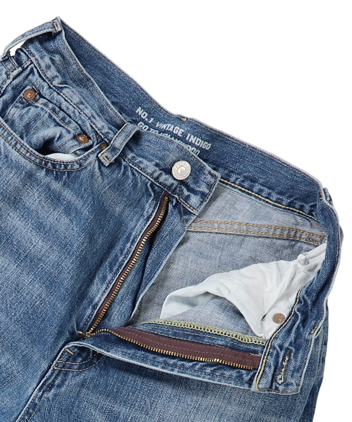 Denim Rolled-up Pants(LADIES)