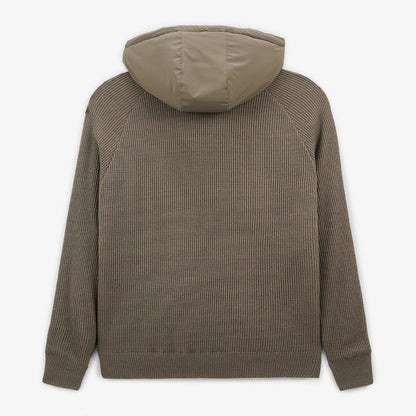 Doudoune en maille marron shitake Gasparus Homme SERGE BLANCO