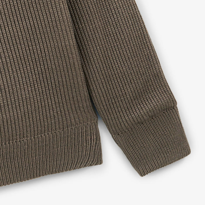 Doudoune en maille marron shitake Gasparus Homme SERGE BLANCO