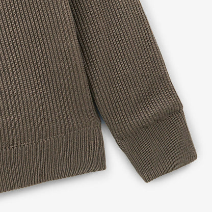 Doudoune en maille marron shitake Gasparus Homme SERGE BLANCO