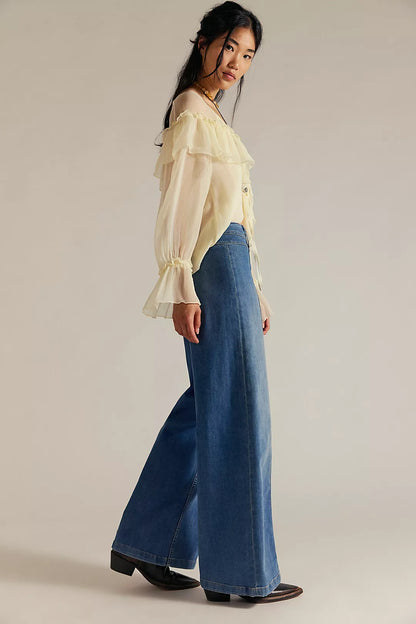 Free People We The Free Libre Wide Leg Jean