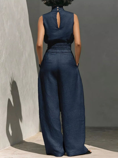 Hazel Blues® |  Easy Does It Pants | Wide Leg Pants