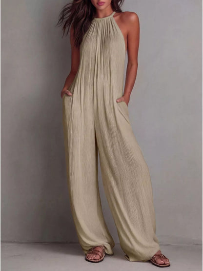 Hazel Blues® |  Easy Does It Jumpsuit | Sleeveless Jumpsuit
