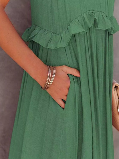 Hazel Blues® |  Ruffle Romance Dress | Ruffle Dress
