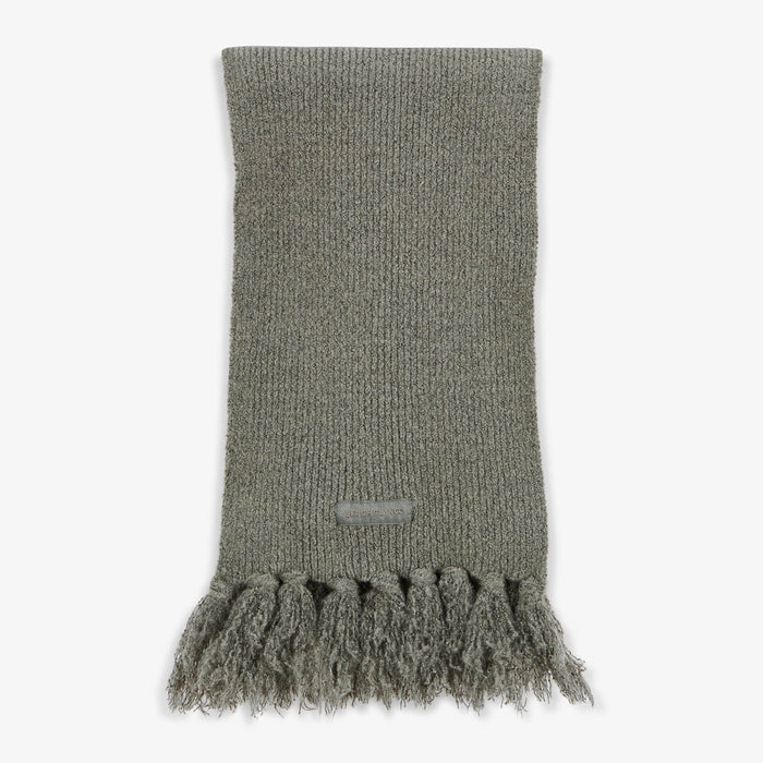 Écharpe a franges unie gris chine homme SERGE BLANCO