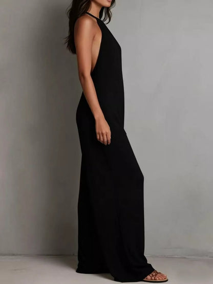 Hazel Blues® |  Sleeveless Wide Leg Jumpsuit