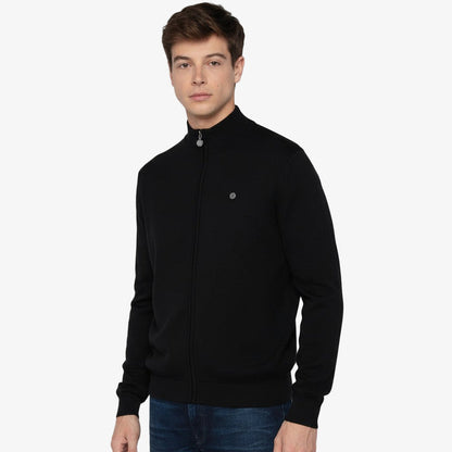 Gilet Col Montant Zippé Noir Morgan Homme SERGE BLANCO