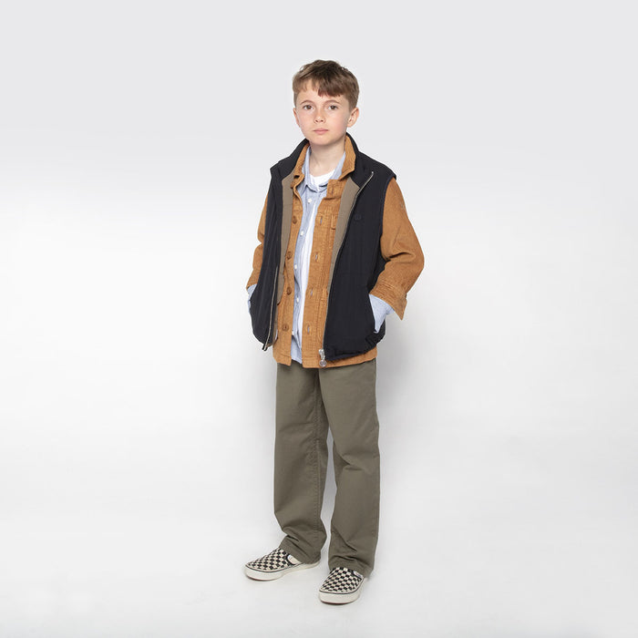 Gilet Sans Manches Daytona Ultralight Bleu Dark Navy Homme SERGE BLANCO