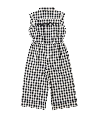 Gingham Check Overalls