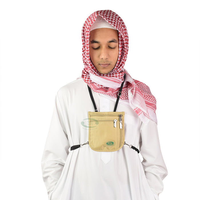 HajjSafe™ Hajj & Umrah - Anti-Theft Secure Neck Bag