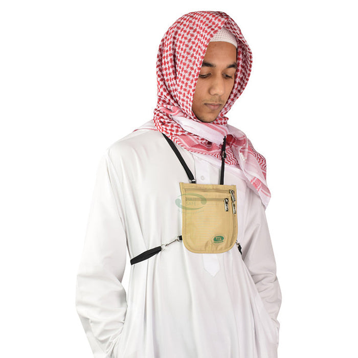 HajjSafe™ Hajj & Umrah - Anti-Theft Secure Neck Bag
