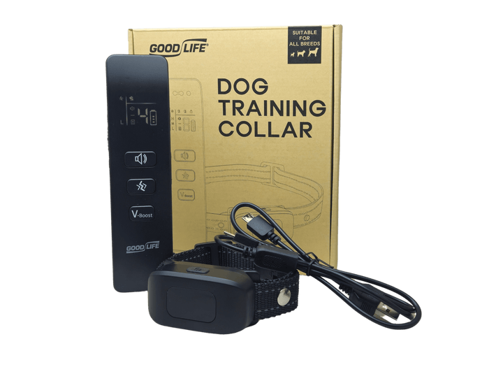 Happy Tails no-shock dog training collar with remote – vibration and tone modes for safe behavior correction