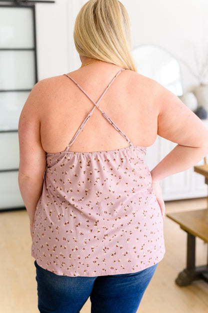 Hazel Blues® |  Always Eloquent Ruffled Camisole