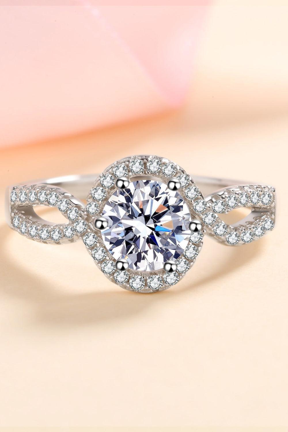 Hazel Blues® | Feel The Joy 925 Sterling Silver Moissanite Ring