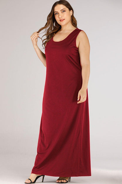 Hazel Blues® | Scoop Neck Maxi Tank Dress