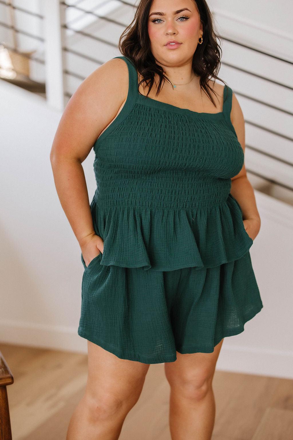 Hazel Blues® |  So Exceptional Smocked Tank