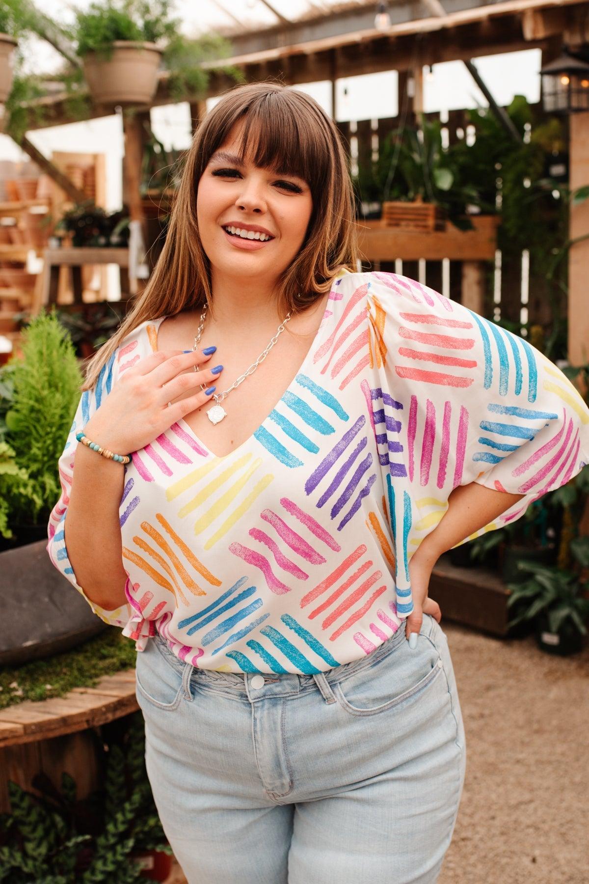 Hazel Blues® | Stamped By Love Top
