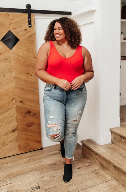 Hazel Blues® | Stay Easy Tank In Cherry