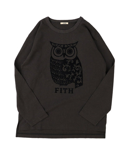 Hemp Owl L/S Tee(LADIES)