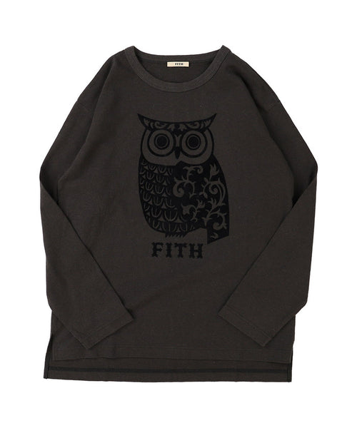 Hemp Owl L/S Tee(LADIES)