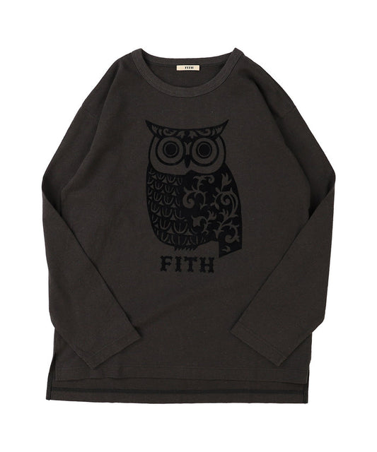 Hemp Owl L/S Tee(LADIES)
