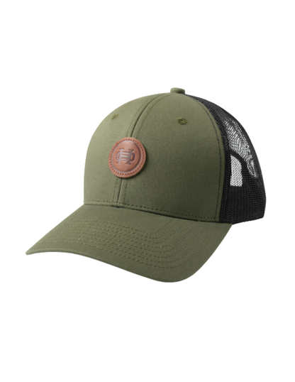 Icon Leather Patch Trucker Hat