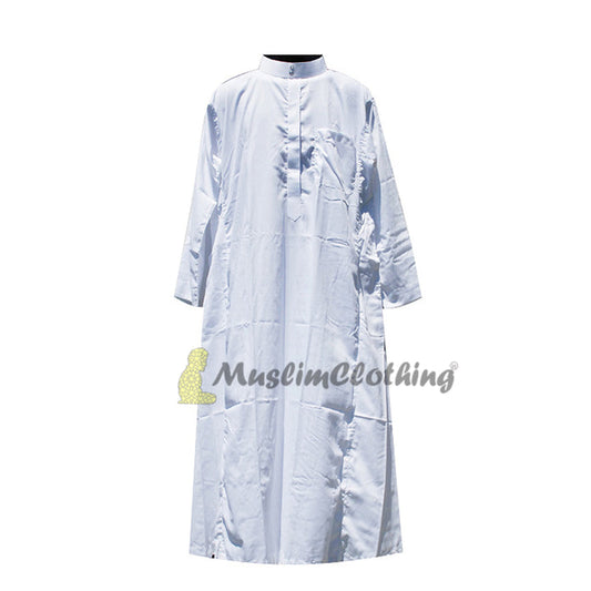 Islamic Long White Men's Thoub Thowb Clothing Robe Dishdash 2XL