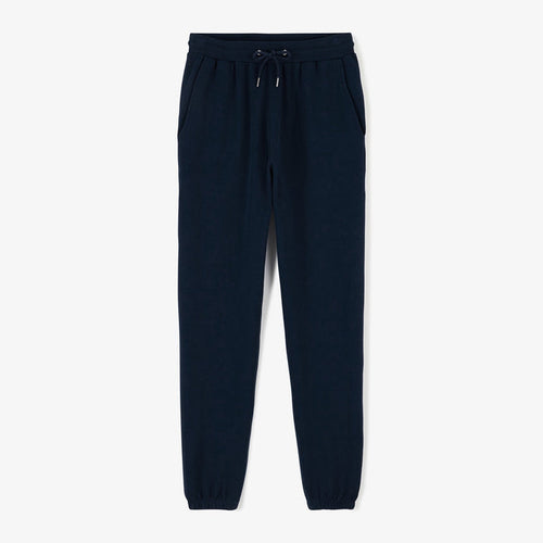 Jogging en molleton gratté bleu marine en coton homme SERGE BLANCO