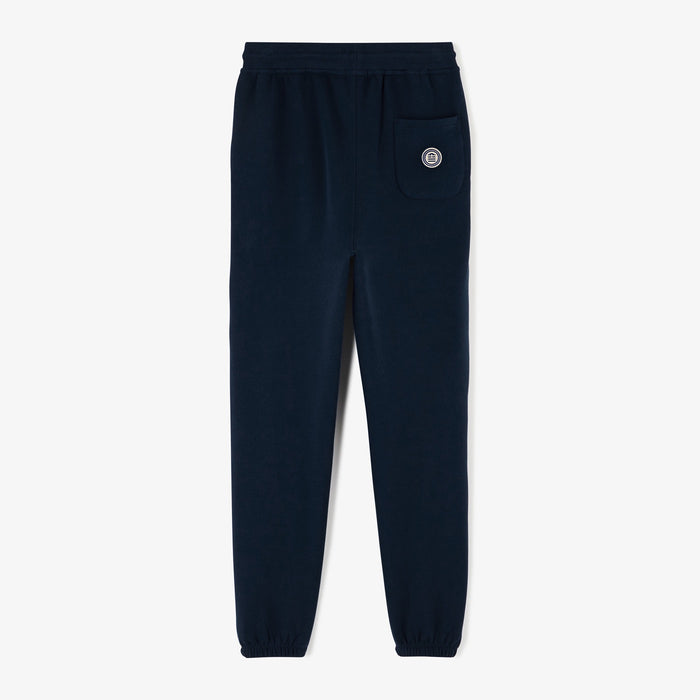 Jogging en molleton gratté bleu marine en coton homme SERGE BLANCO