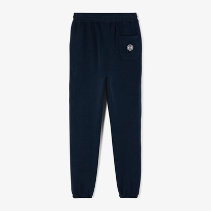 Jogging en molleton gratté bleu marine en coton homme SERGE BLANCO