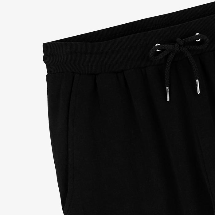 Jogging en molleton gratte noir en coton homme SERGE BLANCO