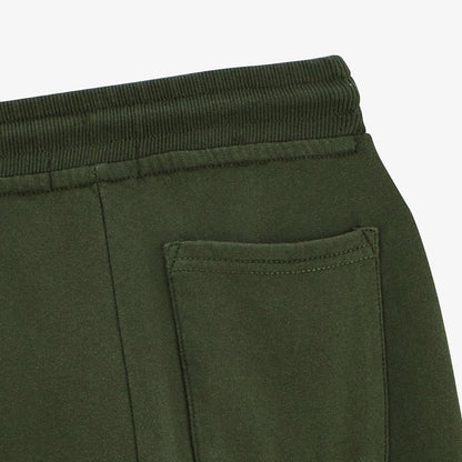 Jogging garçon élastiqué en coton vert anglais Paolo SERGE BLANCO