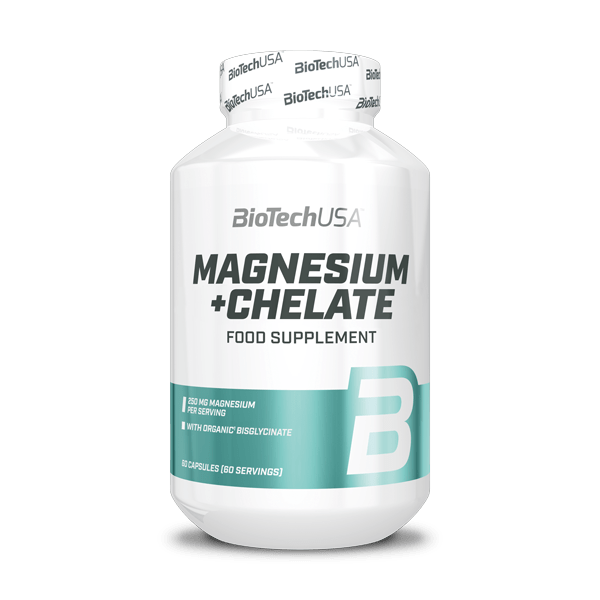 Magnesium + Chelate - 60 kapsula - BioTechUSA
