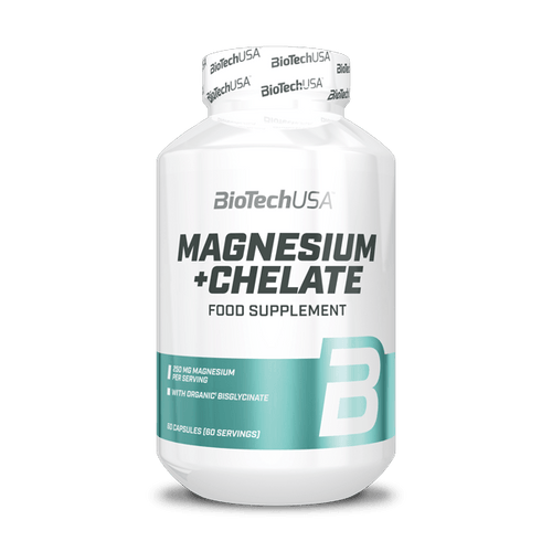 Magnesium + Chelate - 60 kapsula - BioTechUSA