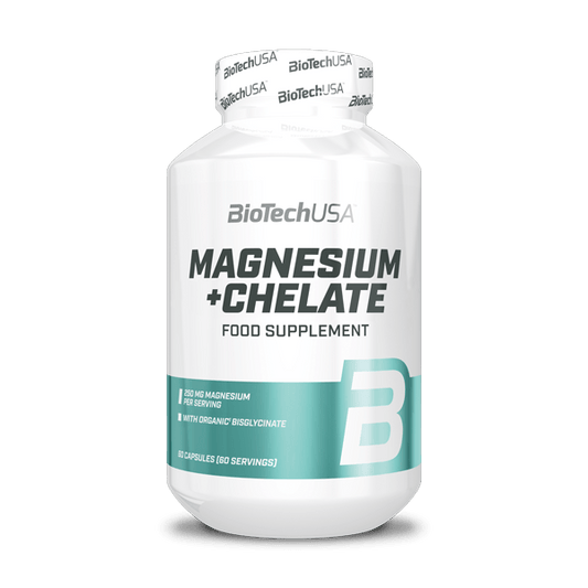 Magnesium + Chelate - 60 kapsula - BioTechUSA