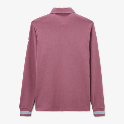 Maillot de rugby manches longues en coton violet pourpre Lior Homme SERGE BLANCO